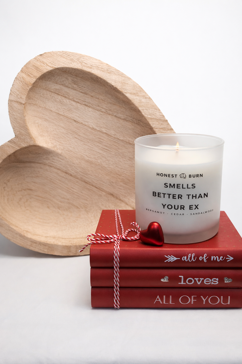 Smells Better Than Your Ex Candle - 8 oz. Candle - Soy Wax - Hand Poured - Bergamot, Cedar, Confidence