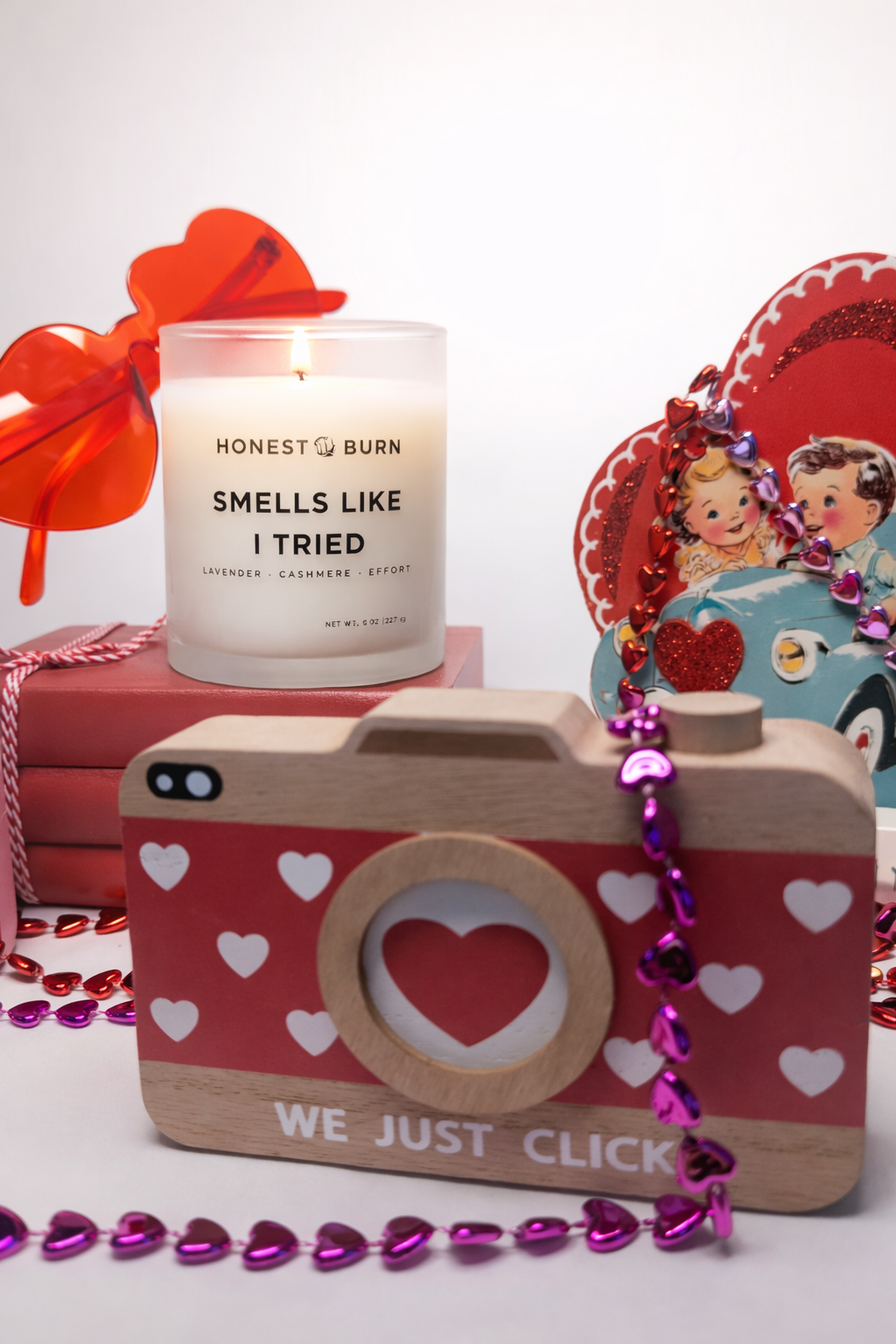 Smells Like I Tried Candle - 8 oz. Candle - Soy Wax - Hand Poured - Lavender, Cashmere, Effort